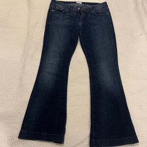 Hudson Jeans Dark Indigo Flare Denim